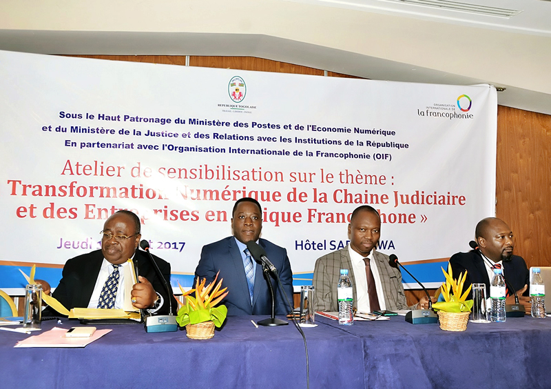 Atelier de sensibilisation à la transformation numérique de la chaine judiciaire et des entreprises en Afrique Francophone